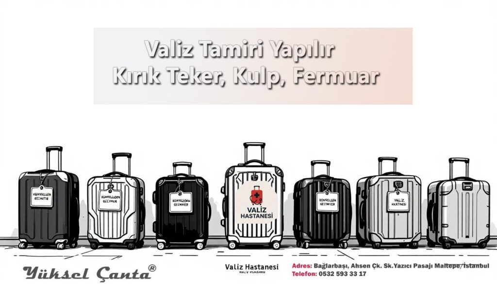 Valiz hastanesi Maltepe, valiz ve çanta tamiri